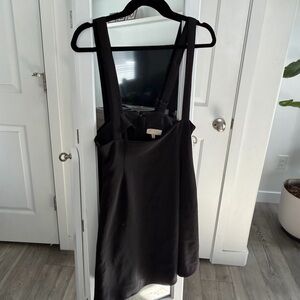 ModCloth Black Pinafore Dress